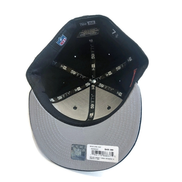 59Fifty New Era Size 7 3/8 Denver Broncos Fitted Hat On Field Cap - Picture 6 of 7